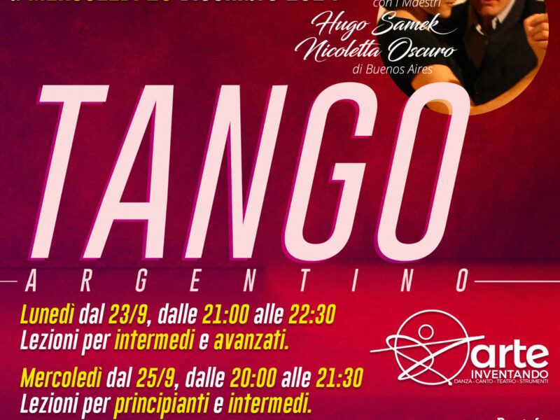 Corso di TANGO a Passons (udine)